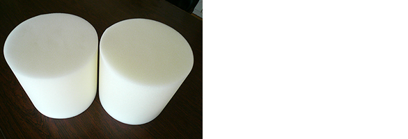 生コンクリートポンプ車用洗浄スポンジ